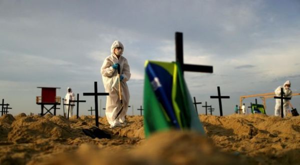 Brasil bordea los 1,9 millones de casos y supera 72.000 víctimas por COVID-19