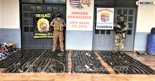 Incautan más de 300 kilos de marihuana durante patrullas fluviales en Alto Paraná