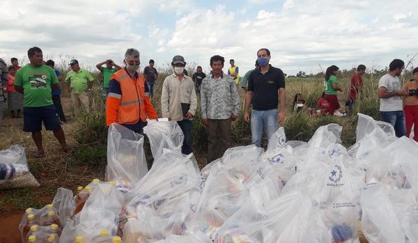 Gobernación asiste con alimentos  a familias indígenas de Itakyry – Diario TNPRESS