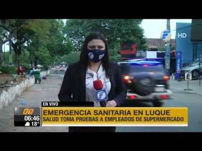 Luque en emergencia por brote de Covid-19 en supermercado