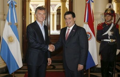 Macri ingresará al país para reunirse con Cartes
