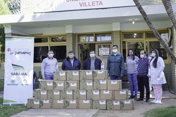 Grupo Sarabia distribuye mil litros más de alcohol en gel en Central - Brand Lab - ABC Color