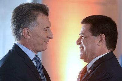 Cartes recibe a Macri, exmandatario argentino y actual presidente de la Fundación FIFA - ADN Paraguayo