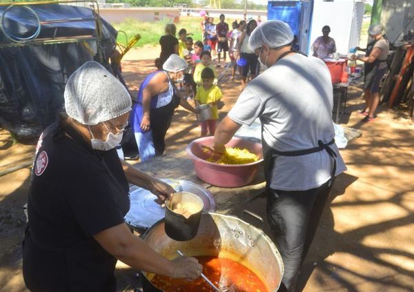 Campaña de recolección de alimentos de la Pastoral Social para sostener ollas populares