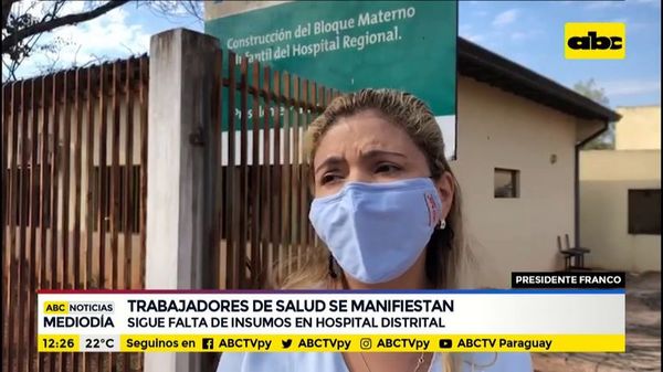 Camioneros y trabajadores de Salud se manifiestan en el Este - ABC Noticias - ABC Color
