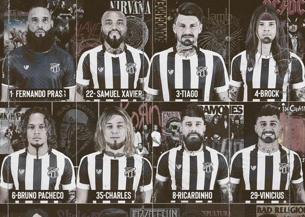 El Ceará de Brasil homenajea al rock en su día