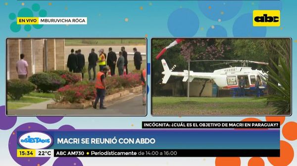 Macri se reúne con Mario Abdo Benítez - ABC Noticias - ABC Color