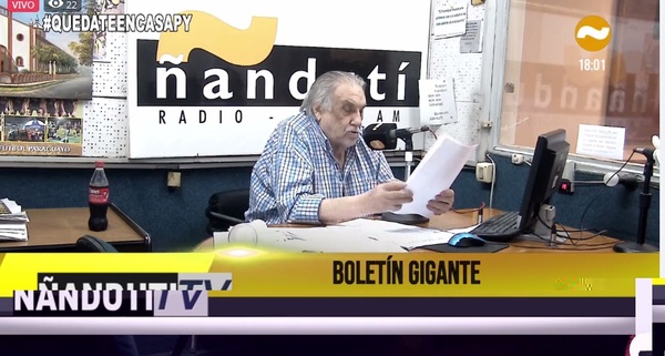 Don Humberto Rubin vuelve a la radio tras su operación y deleita a su audiencia con un poema » Ñanduti