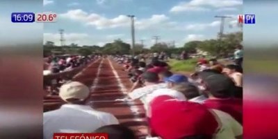 Investigan carrera con aglomeración de personas | Noticias Paraguay
