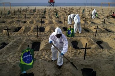 Brasil roza las 73.000 muertes y 1,9 millones de infectados por coronavirus » Ñanduti
