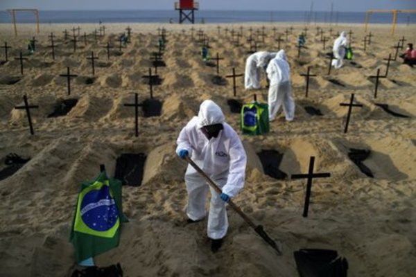 Brasil roza las 73.000 muertes y 1,9 millones de infectados por coronavirus » Ñanduti