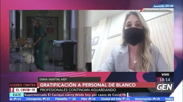 HOY / Emma Martini, directora de Recursos Humanos de Salud, sobre las gratificaciones a trabajadores sanitarios