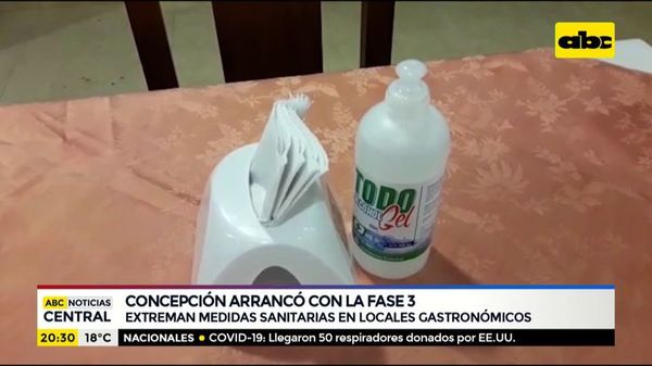 Concepción avanza a fase tres de cuarentena - ABC Noticias - ABC Color
