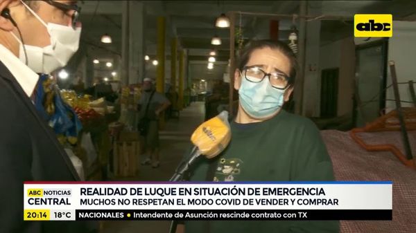 ¿Se cumple protocolo sanitario en Mercado de Luque? - ABC Noticias - ABC Color