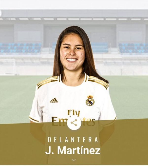 ¡Paso histórico! “Pirayú” Martínez se convirtió en jugadora del Real Madrid