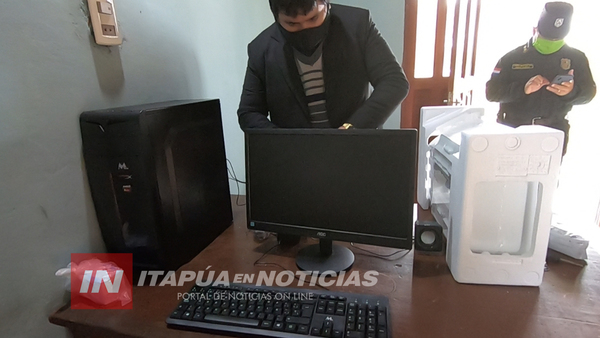 DONAN COMPUTADORA CON IMPRESORA A LA COMISARÍA 45 DE SAN COSME Y DAMIÁN.