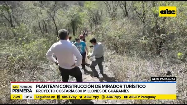 Plantean construir mirador turístico en Alto Paraguay - ABC Noticias - ABC Color