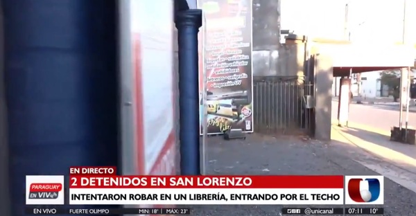 Otra más: Intentaron robar una librería » San Lorenzo PY
