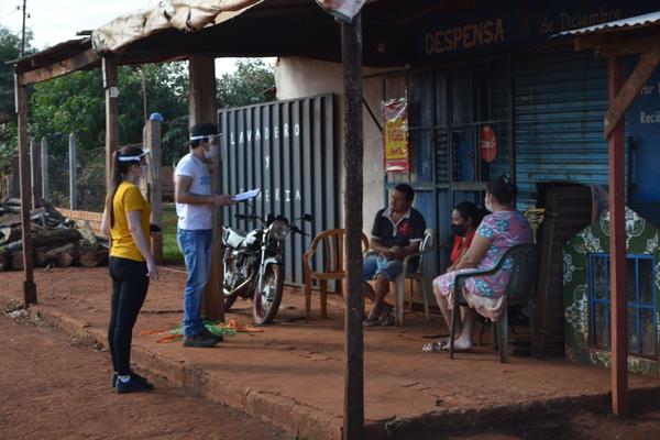 Voluntarios de Techo inician encuestas en asentamientos