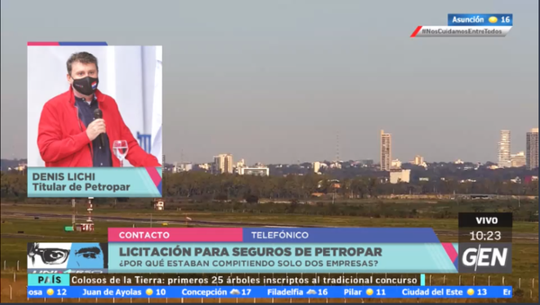 HOY / Denis Lichi, titular de Petropar, sobre licitación para seguros de Petropar
