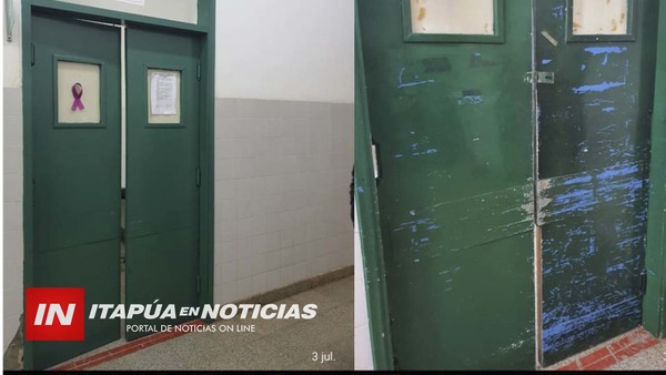 REALIZAN TRABAJOS DE MANTENIMIENTO EN EL HOSPITAL REGIONAL DE ENCARNACIÓN