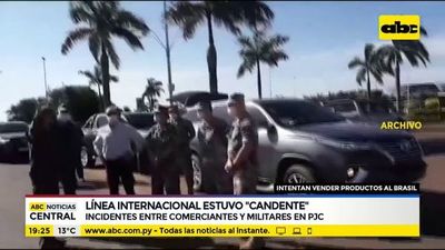 Incidentes entre comerciantes y militares en PJC - ABC Noticias - ABC Color