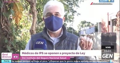 Médicos se oponen a ley para separar jubilación del servicio de salud