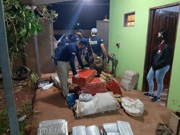 Hallan alrededor de 739 kilos de marihuana en Amambay