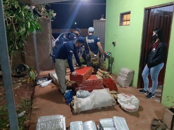 Incautan alrededor de 739 kilos de marihuana en Pedro Juan Caballero