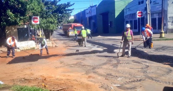 Mañana seguirán con reposición de capa asfáltica en Fernando de la Mora