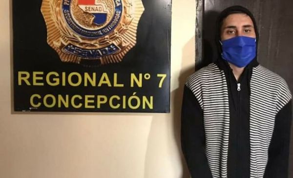 SENAD detiene a un joven con antecedentes y orden de captura en Concepción