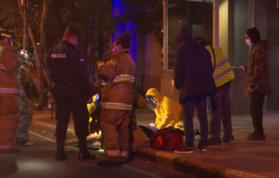Frío, carencia y violencia en el centro de Asunción