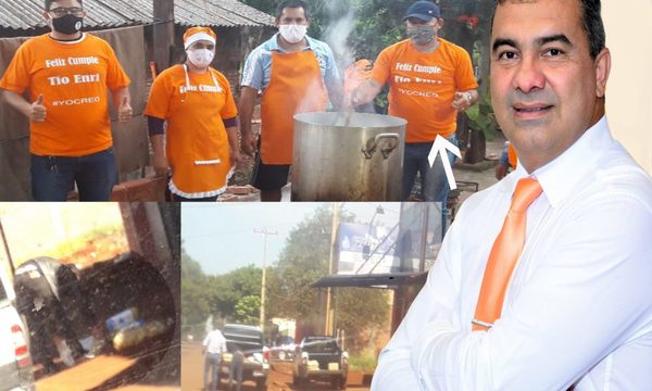 Político prietista utiliza mercaderías donadas por Itaipú para realizar campañas políticas – Diario TNPRESS