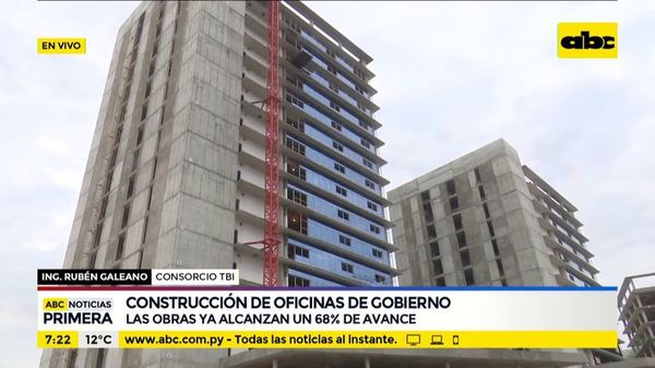 Sigue la construcción de las oficinas de gobierno - ABC Noticias - ABC Color