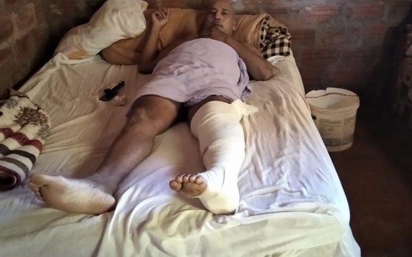 Hace un mes que se encuentra postrado en cama y no tiene ni un guaraní para operarse – Diario TNPRESS