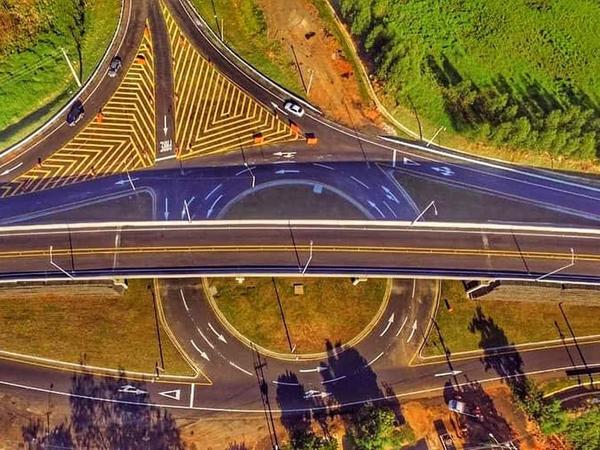 San Pedro cuenta con su primer viaducto totalmente iluminado en un conflictivo cruce - El Trueno