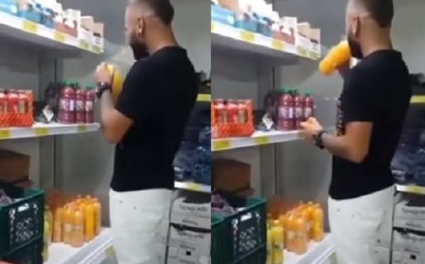 Abrió jugos, los probó y dejó: Ahora es viral y causa indignación