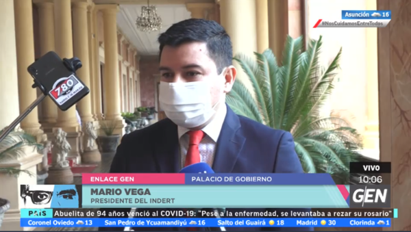 HOY / Mario Vega, titular del Indert tras reunión en el Palacio de Gobierno