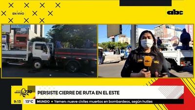 Cierre intermitente de ruta en Ciudad del Este - ABC Noticias - ABC Color