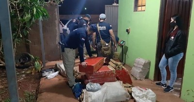 Incautan una tonelada de marihuana y desmantelan laboratorio clandestino en Pedro Juan