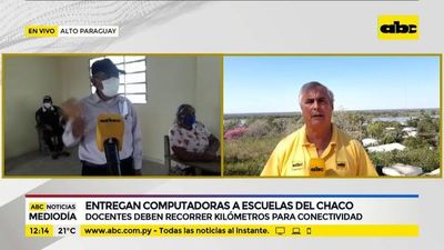 Alto Paraguay: entregan computadoras a escuelas, pero no hay conectividad - ABC Noticias - ABC Color