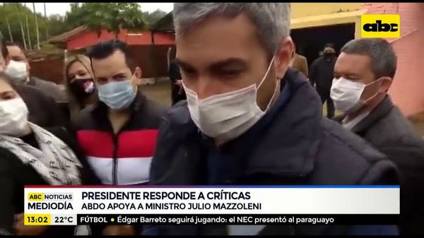 Mario Abdo Benítez responde a las críticas - ABC Noticias - ABC Color