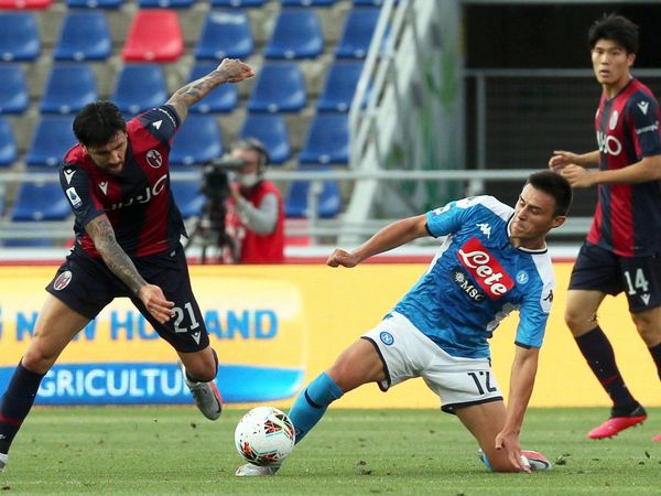 Napoli no pasa del empate ante el Bologna de Federico Santander