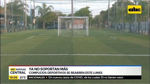 Canchas de césped sintético abrirán en lunes - ABC Noticias - ABC Color