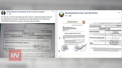 MUNICIPIOS RINDEN CUENTA SOBRE USO DE RECURSOS FONACIDE.
