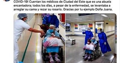 Familiares dudan de que recuperación de abuela fue en 5 días