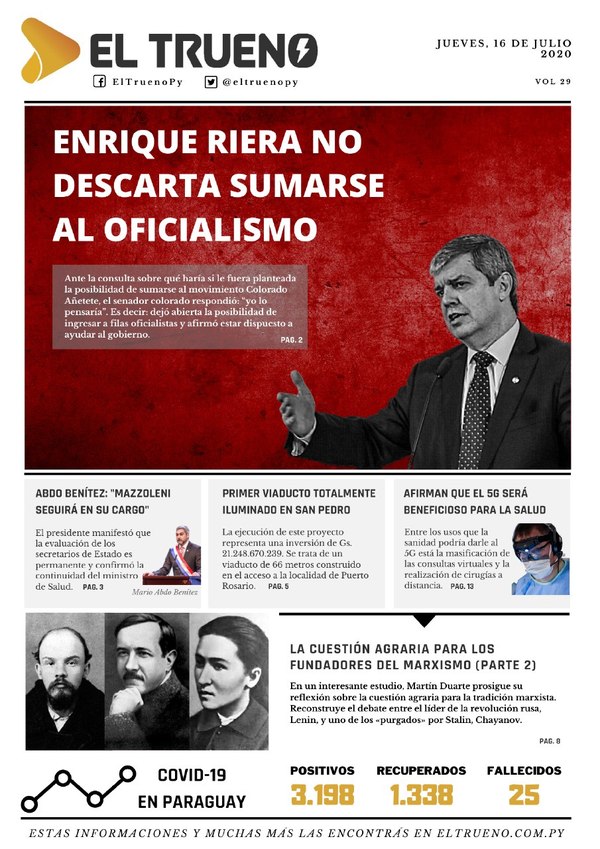 E-paper 16 de Julio 2020 - El Trueno