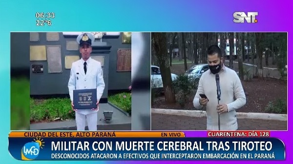 Militar herido en tiroteo se encuentra con muerte cerebral