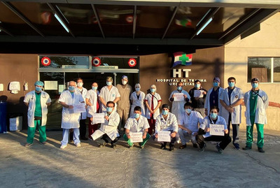 Trabajadores del Hospital de Trauma continúan reclamando la recategorización salarial
