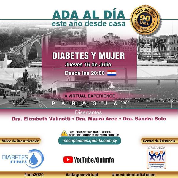 Invitan a seminario sobre “diabetes y mujer” - Megacadena — Últimas Noticias de Paraguay